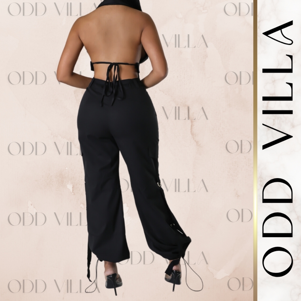 ⚜️ Black Cargo Pants - Picture 4 of 5